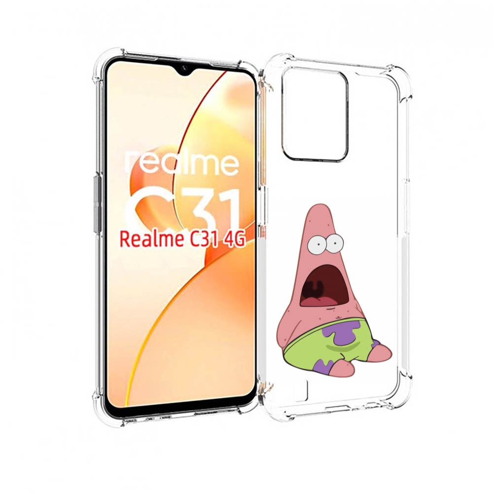 

Чехол MyPads патрик-в-шоке детский для OPPO Realme C31, Прозрачный, Tocco
