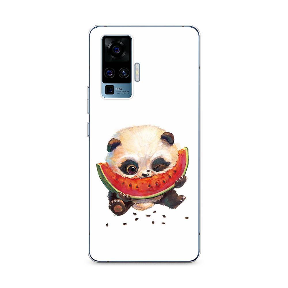

Чехол Awog на Vivo X50 Pro "Малыш панды с арбузом", Разноцветный, 262350-1