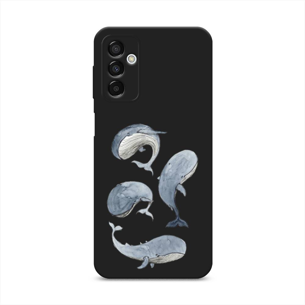 

Чехол Awog на Samsung Galaxy M23 5G "Киты", Голубой;белый;прозрачный, 2105552-1