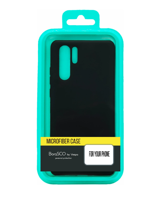 

Силиконовый чехол BoraSCO Soft Touch с микрофиброй для Xiaomi Mi 9 Lite черный