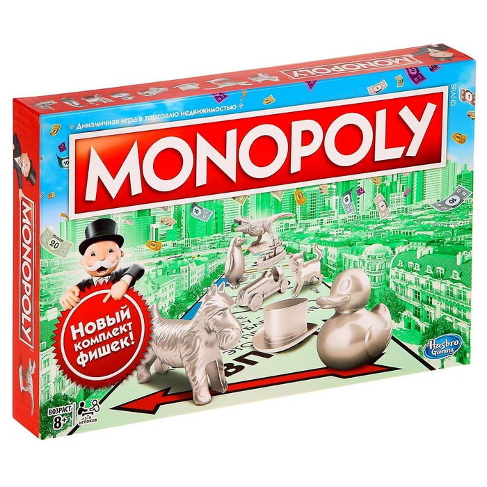 Настольная игра Hasbro Монополия классическая 2856271