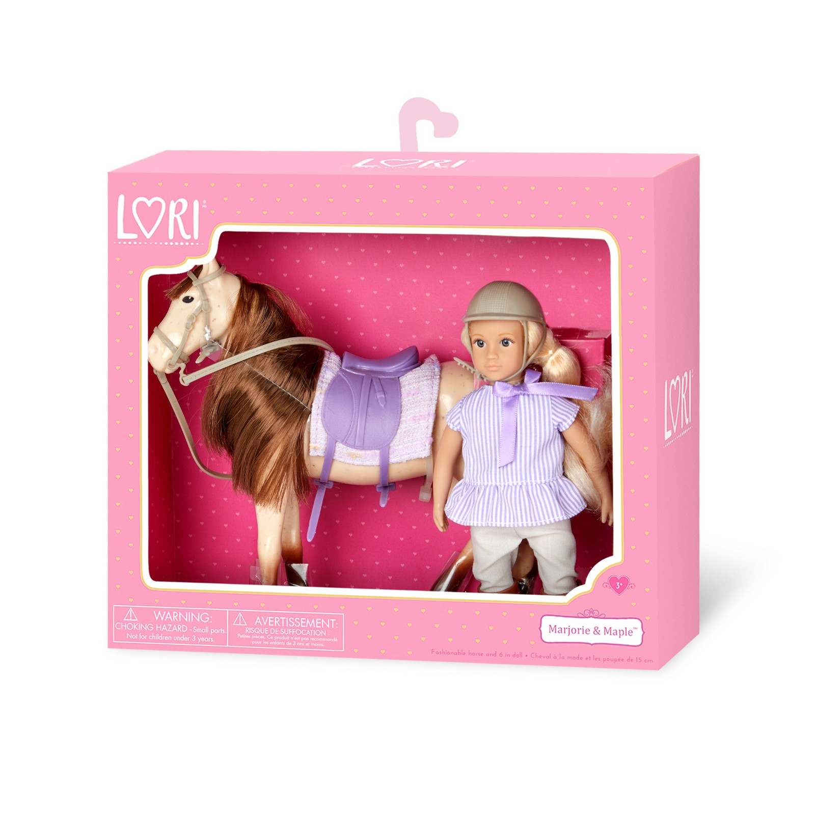 Кукла Lori 15 см Марджори наездница с лошадью L31165