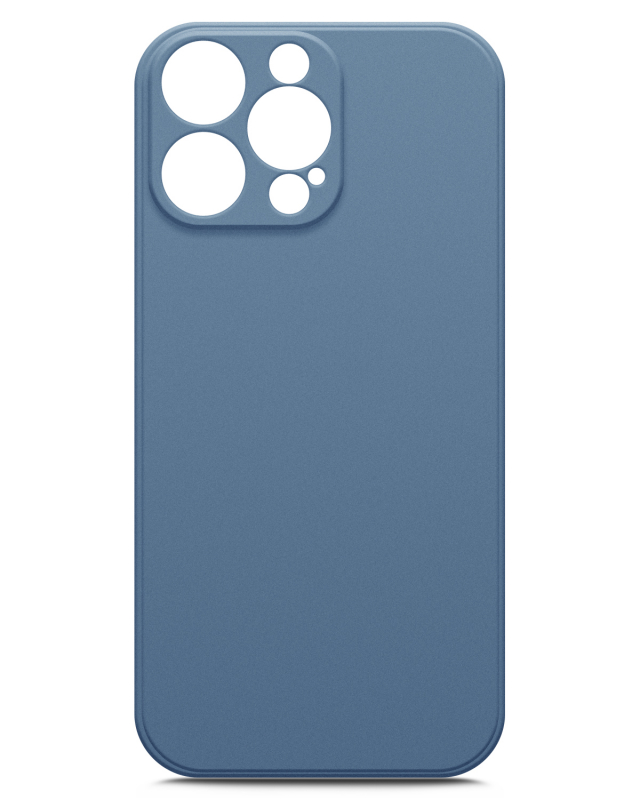 

Чехол силиконовый BoraSCO Soft Touch с микрофиброй для IPhone 11 Pro синий