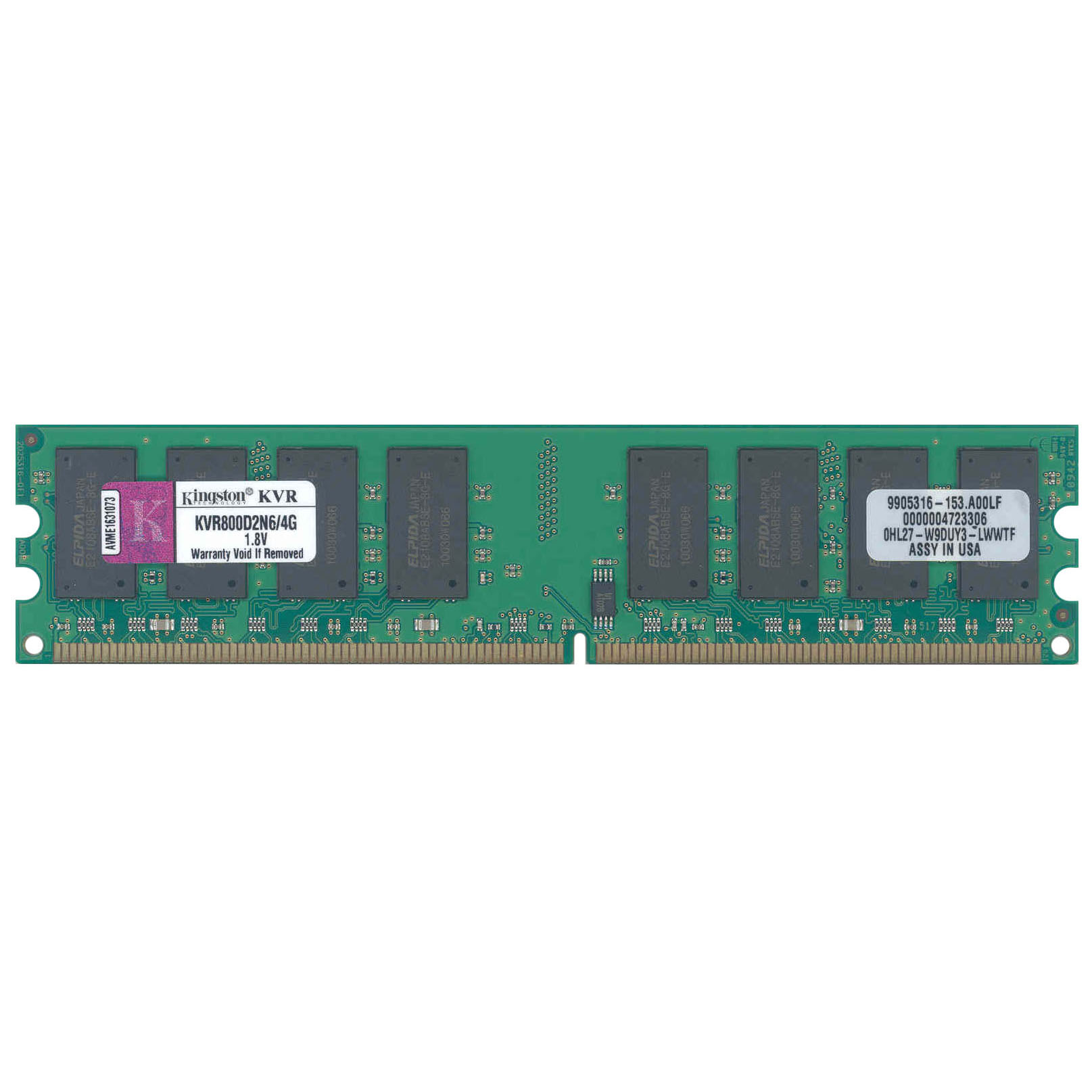 фото Оперативная память kingston kvr800d2n6/4g ddr2 4gb