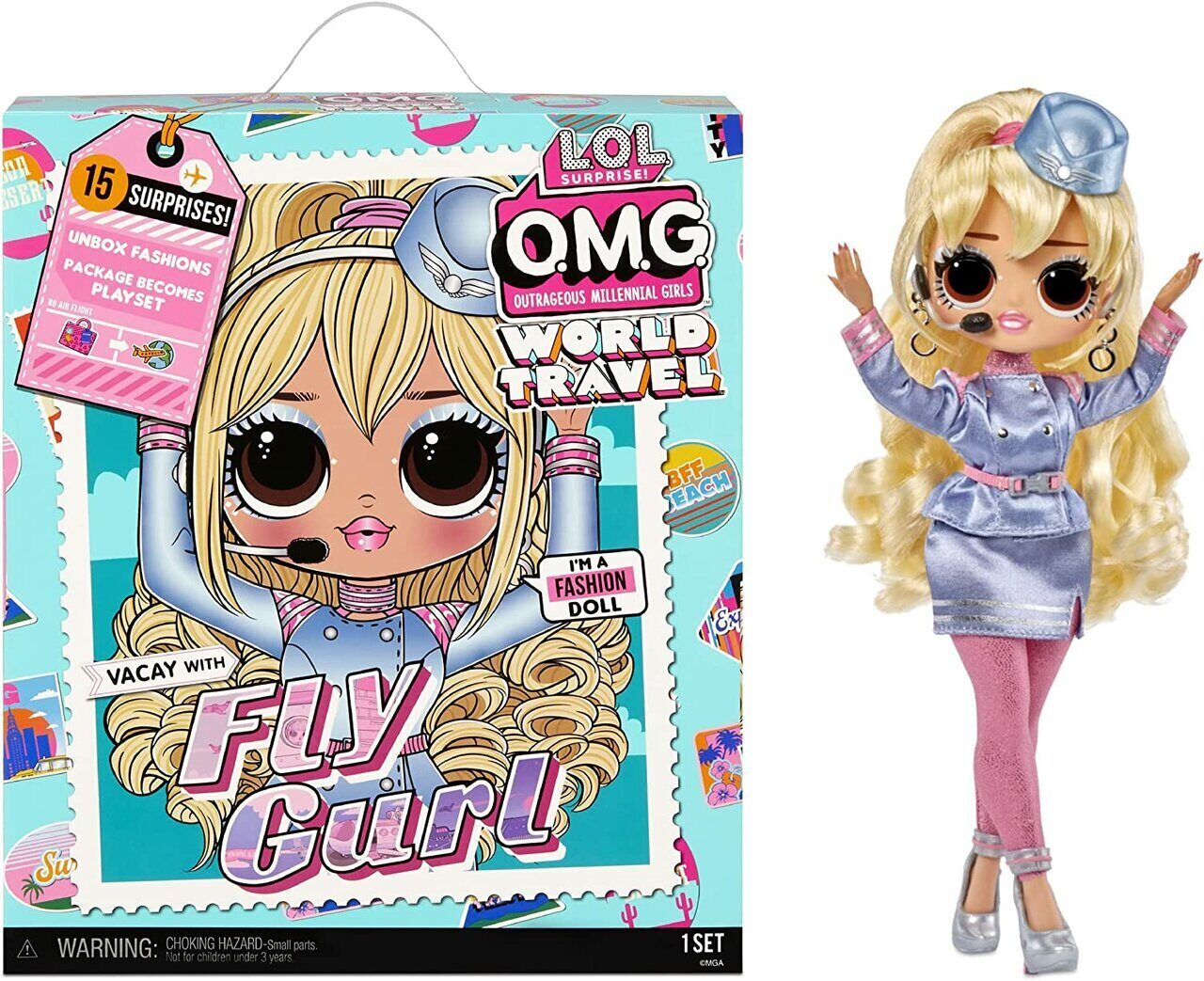 

LOL OMG World Travel Кукла Fly Gurl