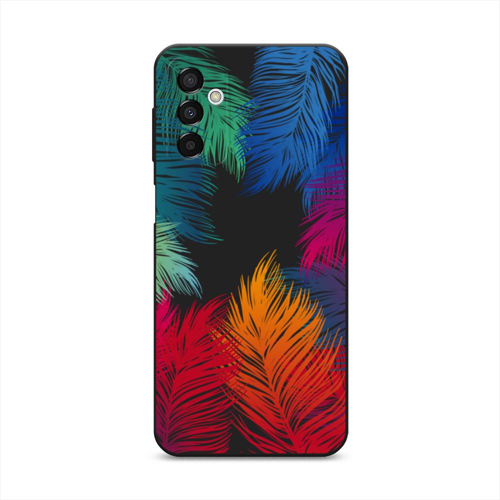 

Чехол Awog на Samsung Galaxy M23 5G "Рамка из перьев", Красный, 2105552-1
