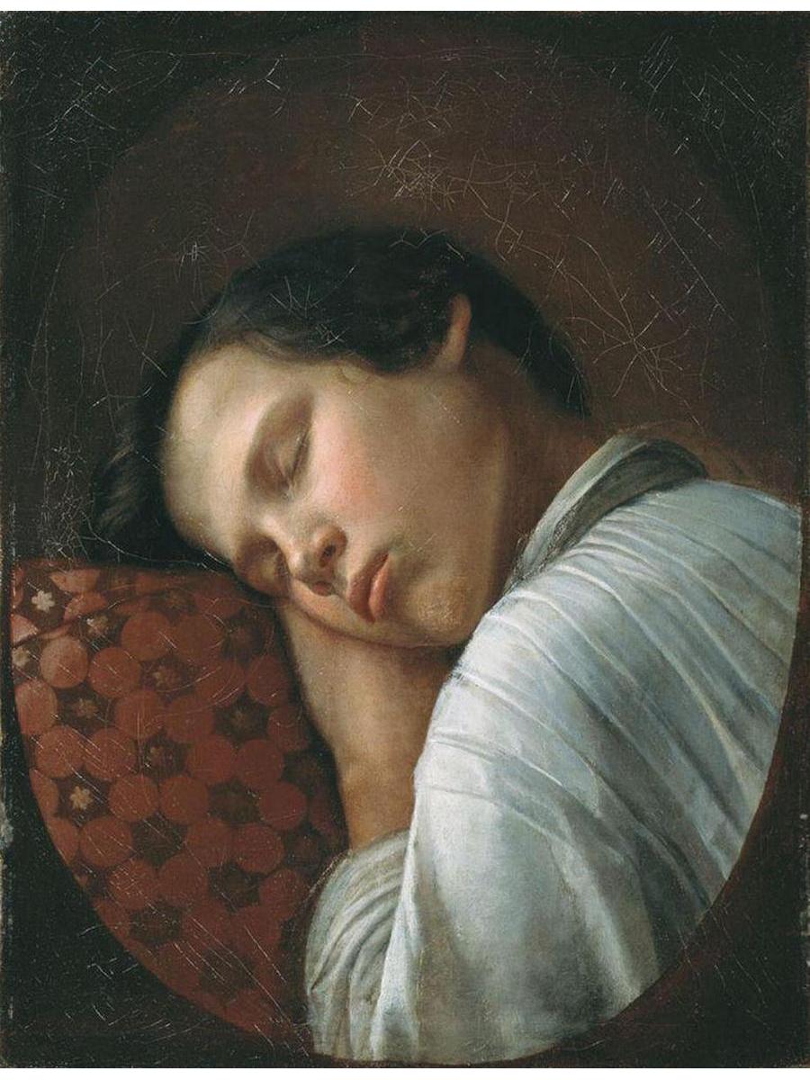 фото Постер drabs a3 крылов никифор степанович, спящий мальчик портрет тыранова