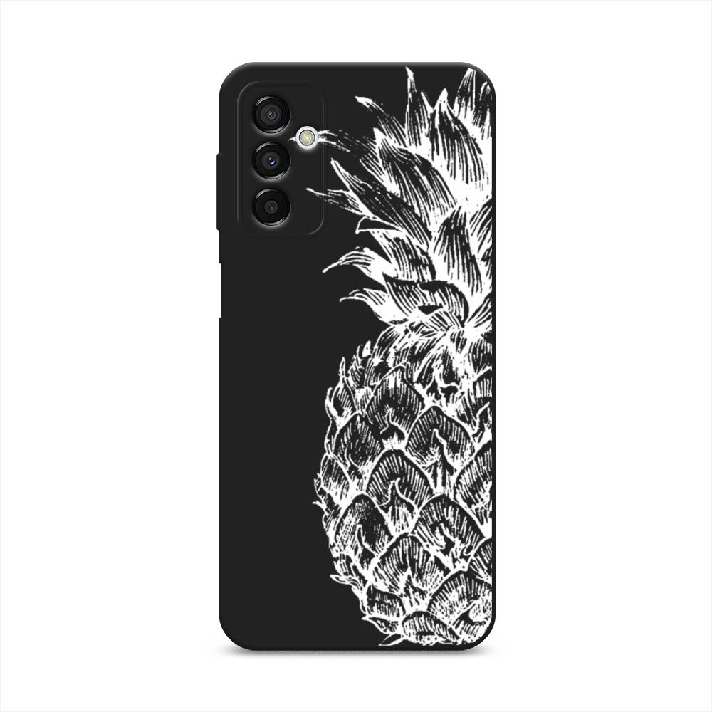 

Чехол Awog на Samsung Galaxy M23 5G "Ананас графика белая", Белый, 2105552-1