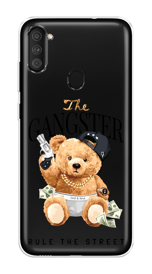 

Чехол на Samsung Galaxy A11 "The Gangster", Бежевый;серый;черный, 2100150-6