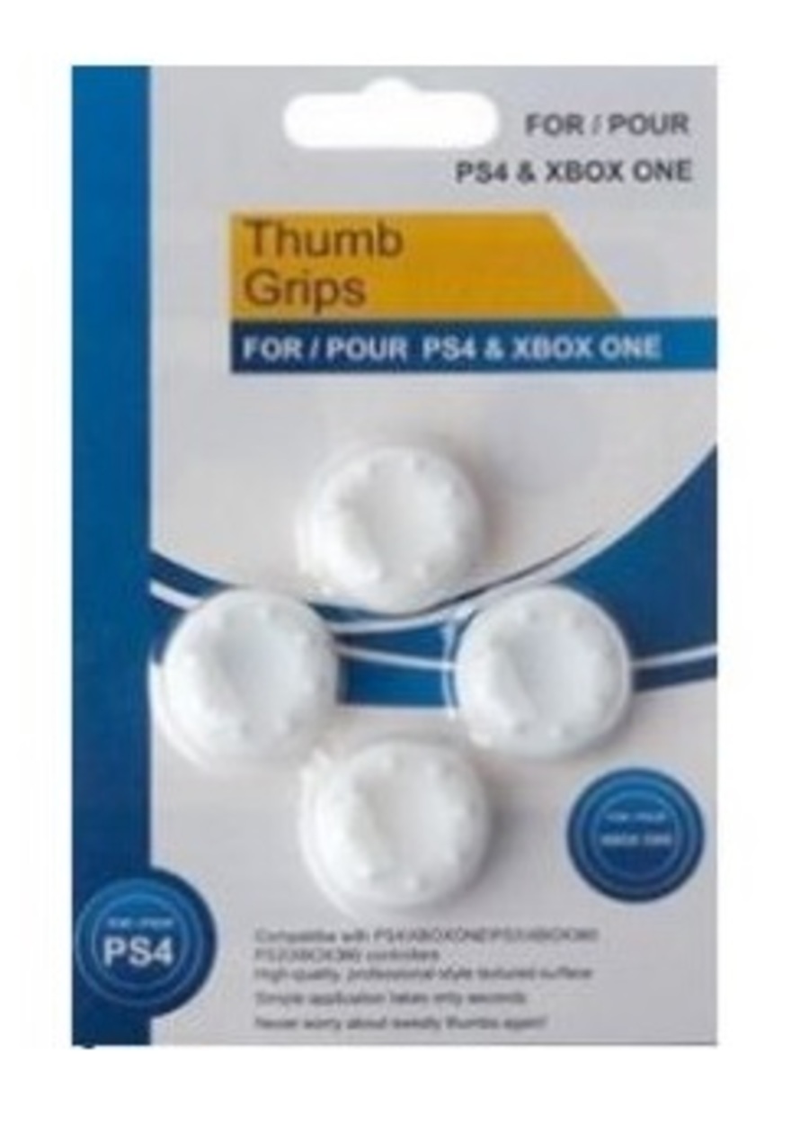 

Насадки на джойстики Thumb Grips Белые (PS5,PS4,PS3,Xbox Series S/X,Xbox One,Xbox 360)