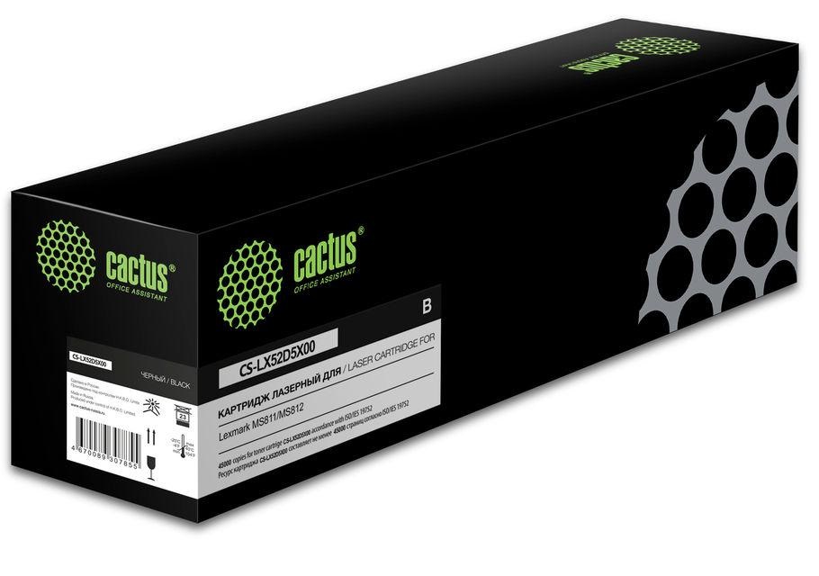 

Cactus Картридж Cactus CS-LX52D5X00 45000стр Черный