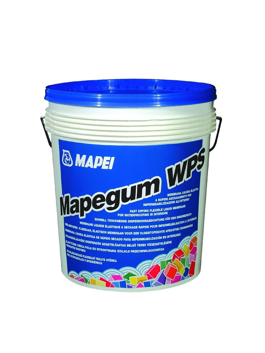 фото Гидроизоляция быстросохнущая mapei mapegum wps (5 кг)