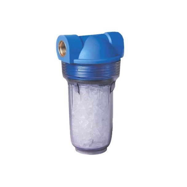 

Аквастиль 1/2" Магистральный фильтр для стиральной машины+картридж (полифосфат) (FK-1/2B)