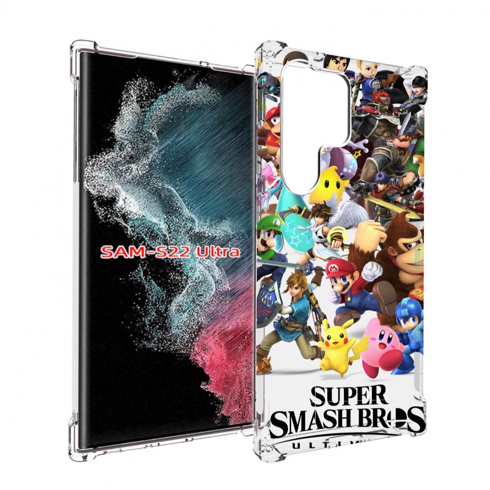 

Чехол Mypads Super Smash Bros Для Samsung Galaxy S23 Ultra, Прозрачный, Tocco