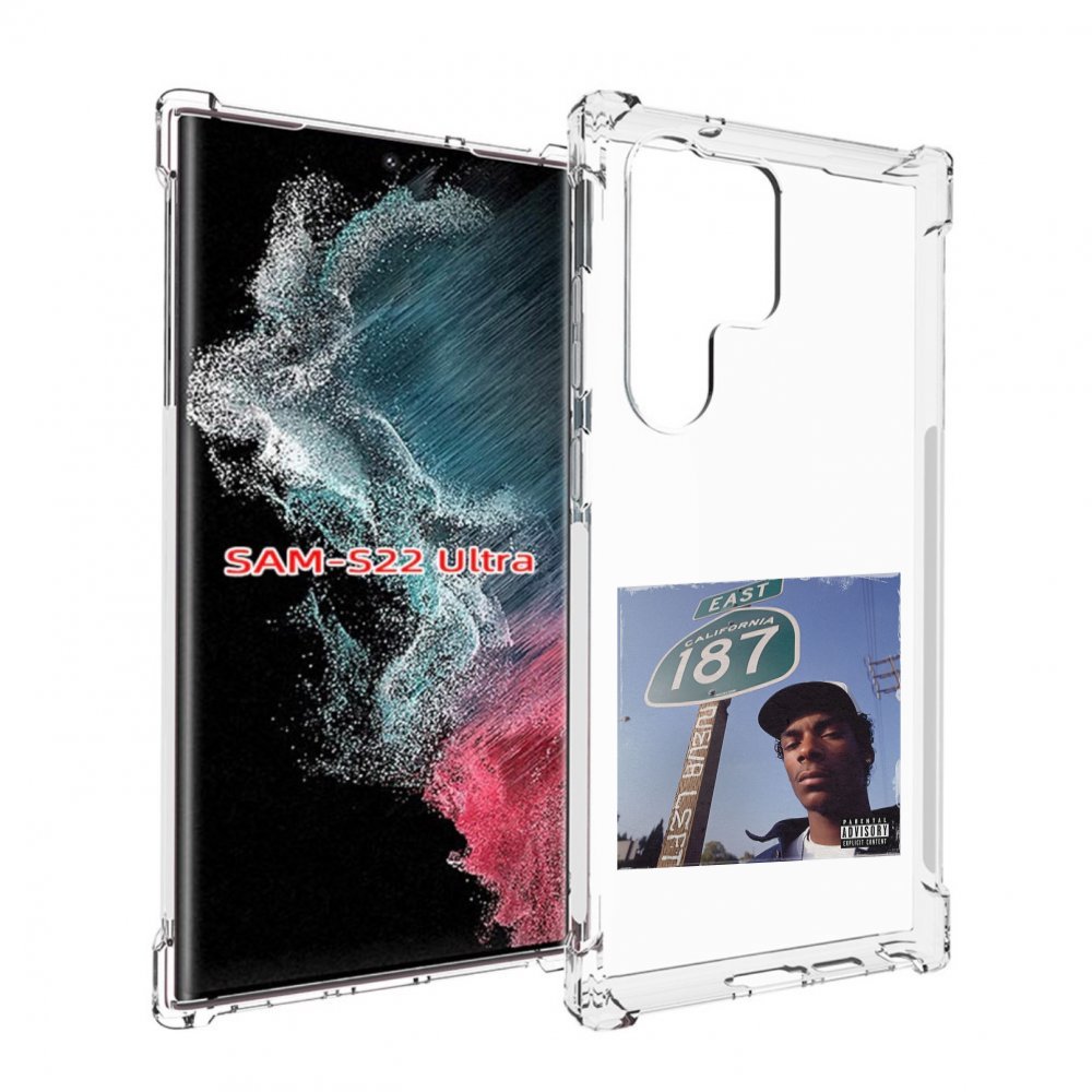 

Чехол Mypads Snoop Dogg Neva Left Для Samsung Galaxy S23 Ultra, Прозрачный, Tocco