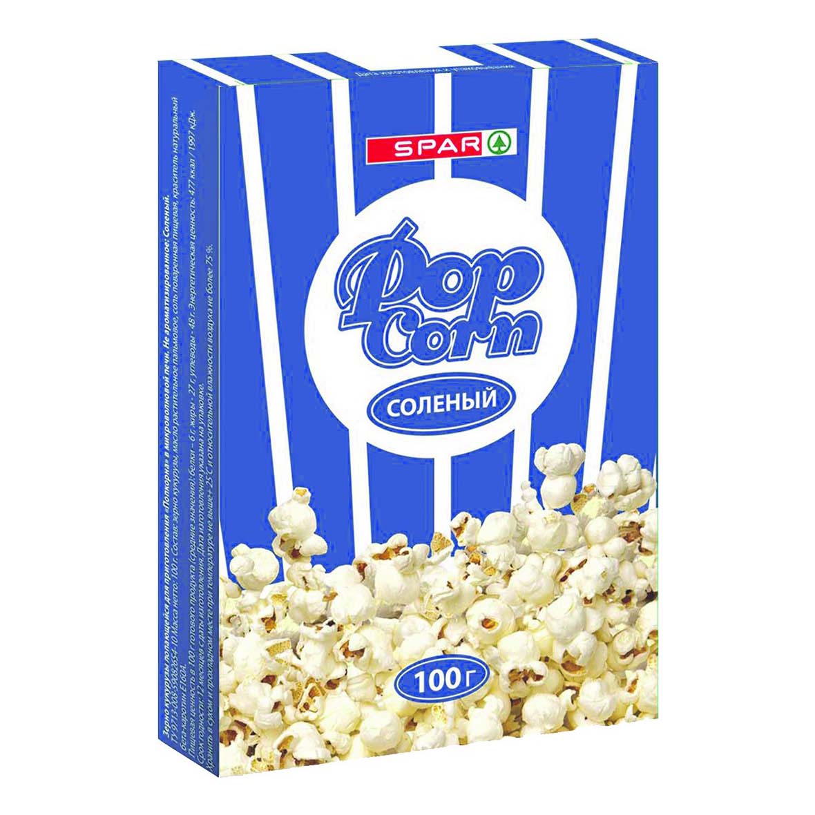 Попкорн Spar Соленый для свч 100 г