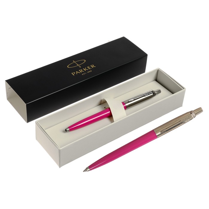 

Ручка гелевая Parker Jotter K60 Originals Color Plastic 2019 Pink СT M черная, подар/упак