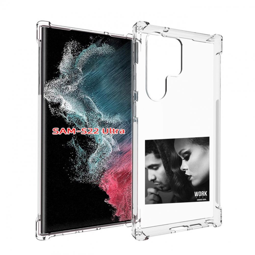 

Чехол Mypads Rihanna Feat Для Samsung Galaxy S23 Ultra, Прозрачный, Tocco