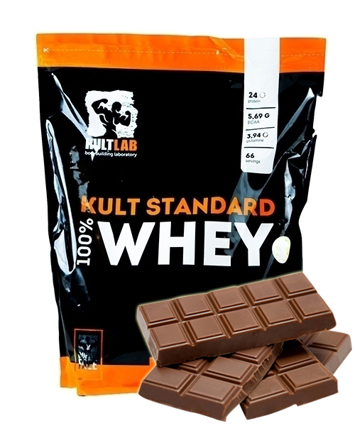 Сывороточный протеин Kultlab Whey KultStandart 2000 гр, Шоколад