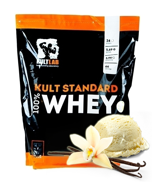 Сывороточный протеин Kultlab Whey KultStandart 2000 гр, Ваниль