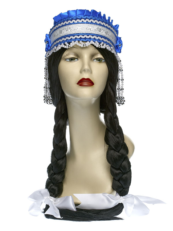 

Кокошник "Инна" (Цв: Синий-Белый )