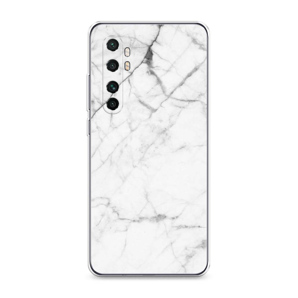 фото Силиконовый чехол "светлый мрамор" на xiaomi mi note 10 lite awog
