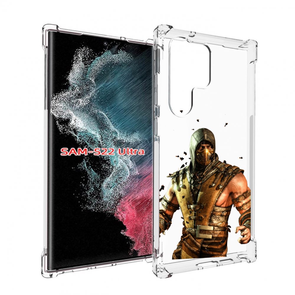 

Чехол Mypads Mortal Kombat Scorpion Для Samsung Galaxy S23 Ultra, Прозрачный, Tocco