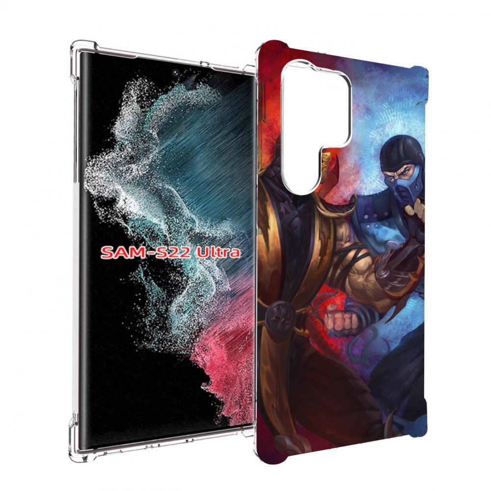 

Чехол Mypads Mortal Kombat Art Для Samsung Galaxy S23 Ultra, Прозрачный, Tocco