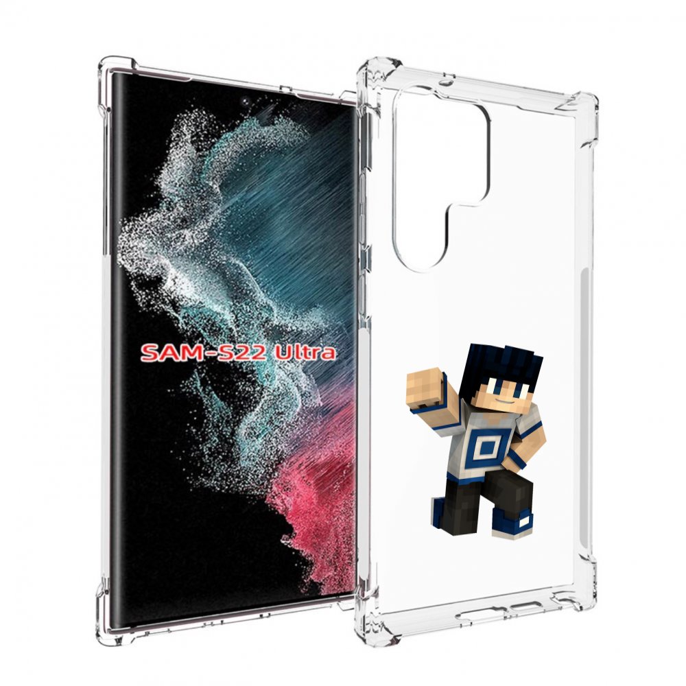 

Чехол Mypads Minecraft-1 Для Samsung Galaxy S23 Ultra, Прозрачный, Tocco