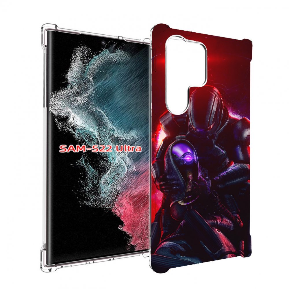 

Чехол Mypads Mass Effect Для Samsung Galaxy S23 Ultra, Прозрачный, Tocco