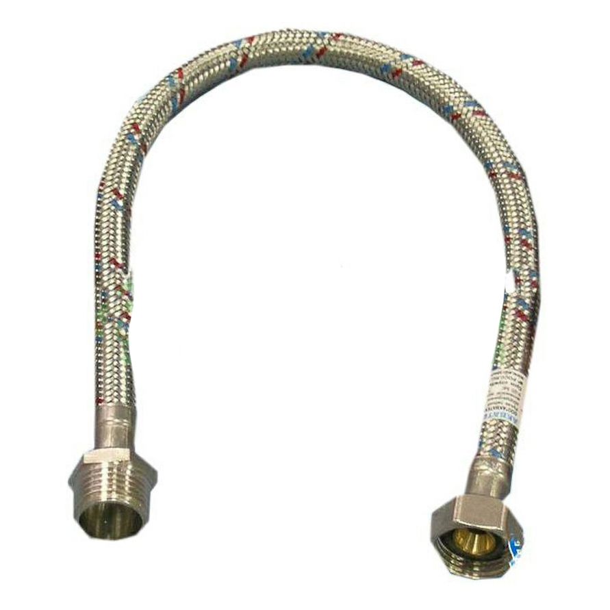

Подводка для смесителя М10х18 1/2" Sanmix 50 см, Серый
