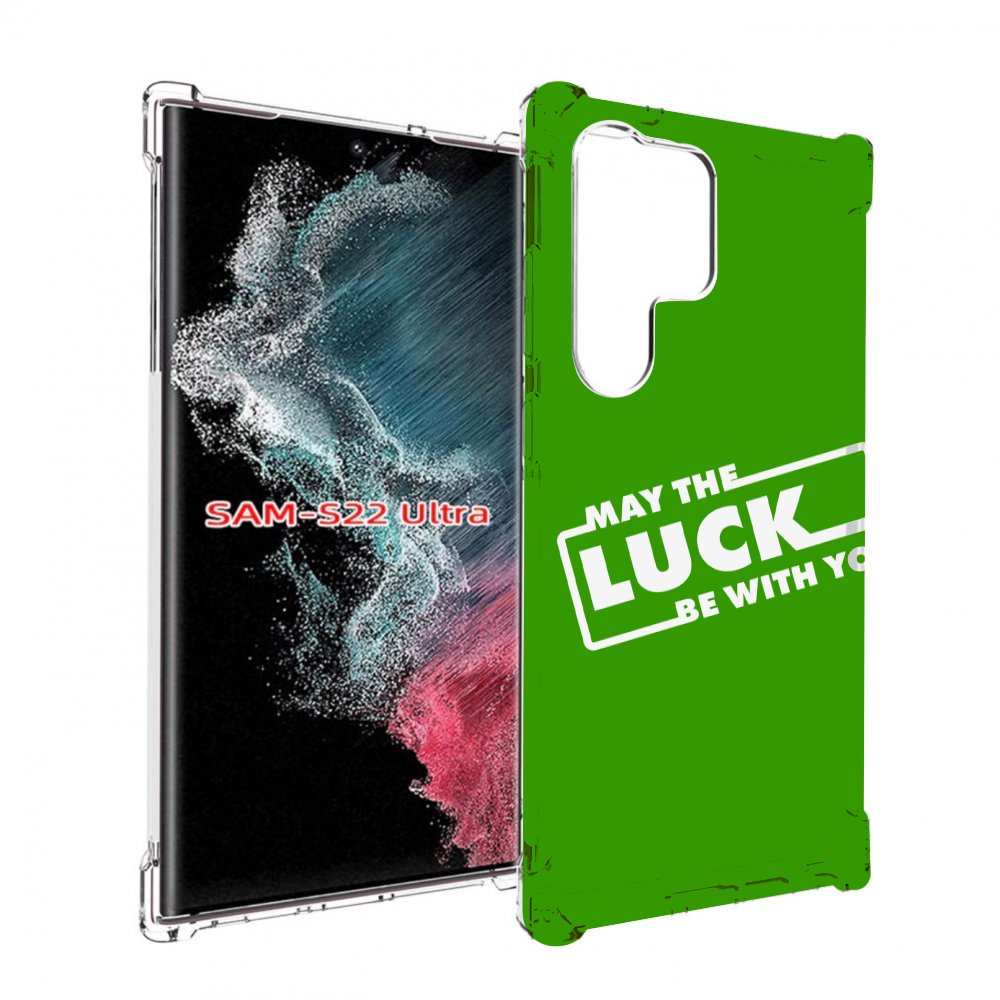 

Чехол Mypads Luck Green Для Samsung Galaxy S23 Ultra, Прозрачный, Tocco
