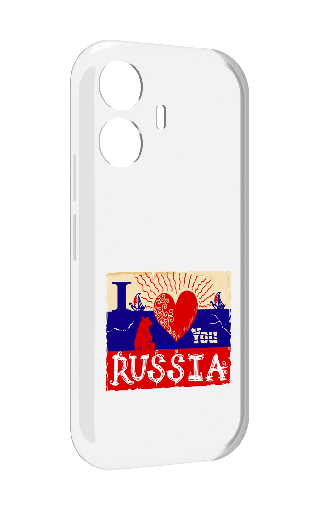 

Чехол MyPads Люблю Россию для Vivo Y77E / Vivo iQOO Z6 Lite, Прозрачный, Tocco