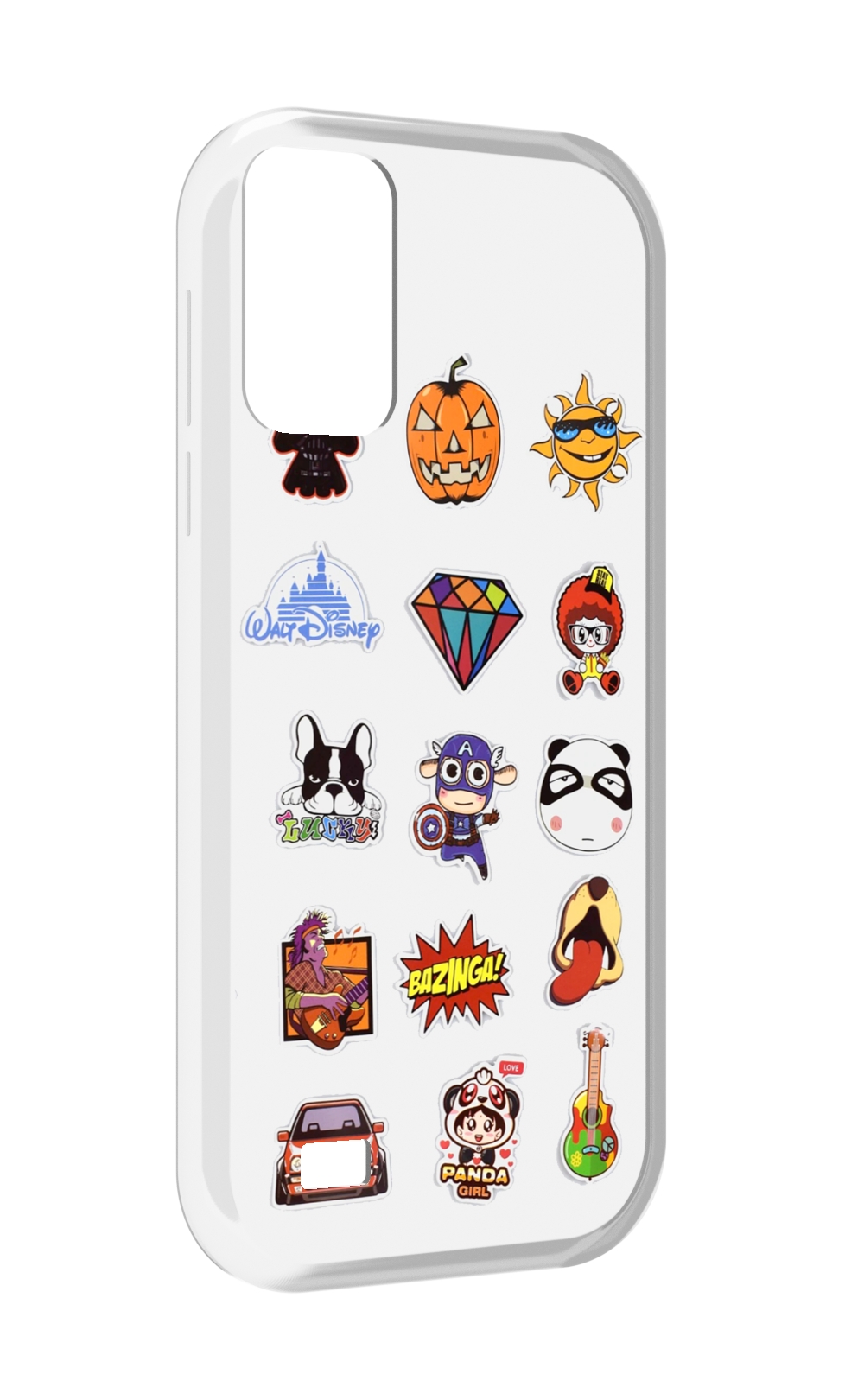 

Чехол MyPads Стикеры-2 для Oukitel C31, Прозрачный, Tocco