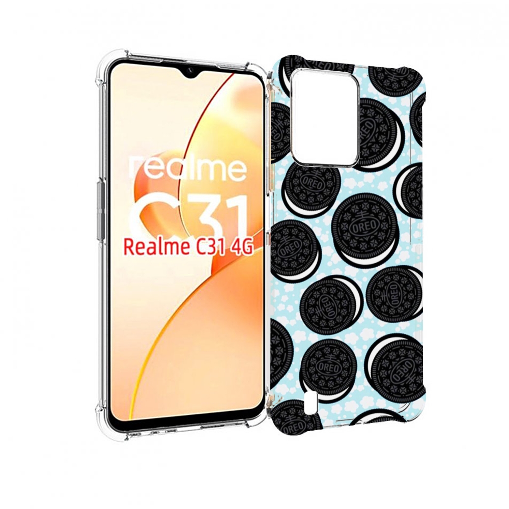 Чехол MyPads орео печеньки для OPPO Realme C31