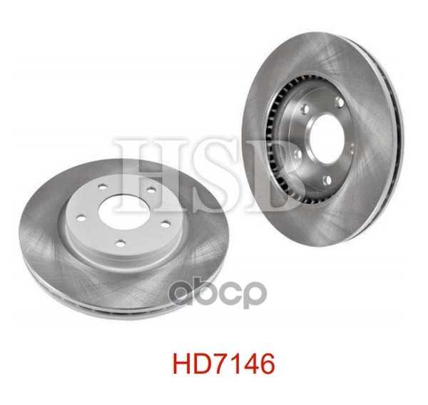 

HSB HD7146 Диск тормозной передний NISSAN: JUKE 1.2DIG-T/1.5dCi/1.6 10->, PULSAR 1.2DIG-T/