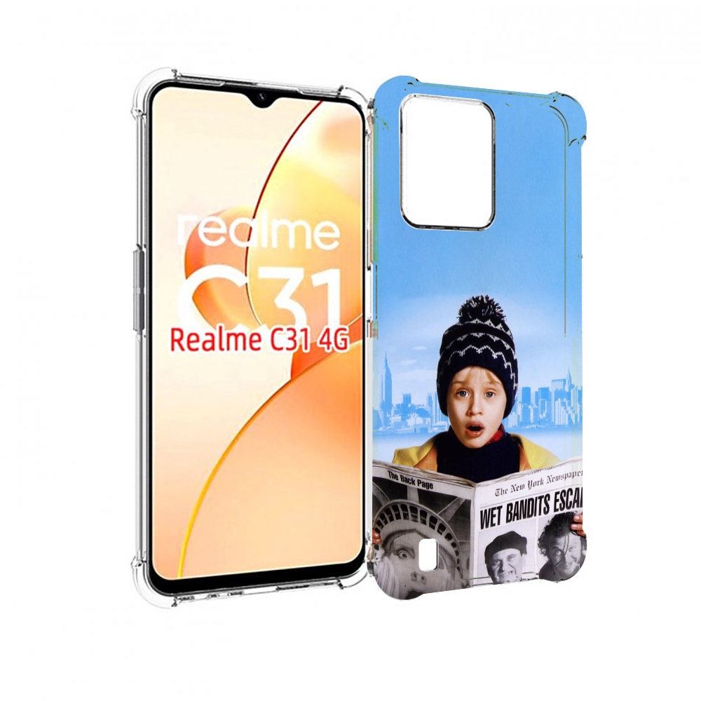

Чехол MyPads один-дома-детский для OPPO Realme C31, Прозрачный, Tocco