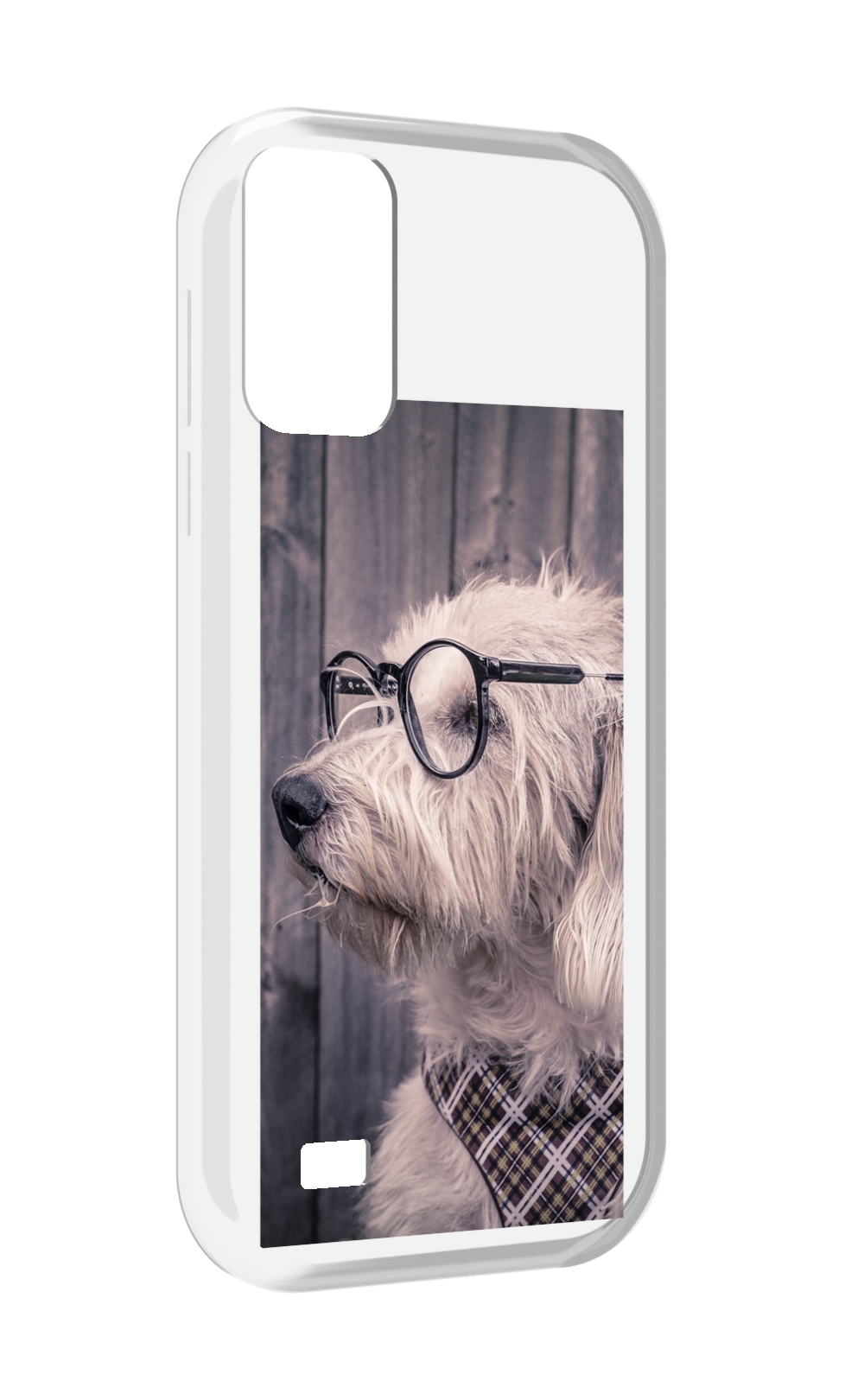 

Чехол MyPads Собака-в-очках для Oukitel C31, Прозрачный, Tocco