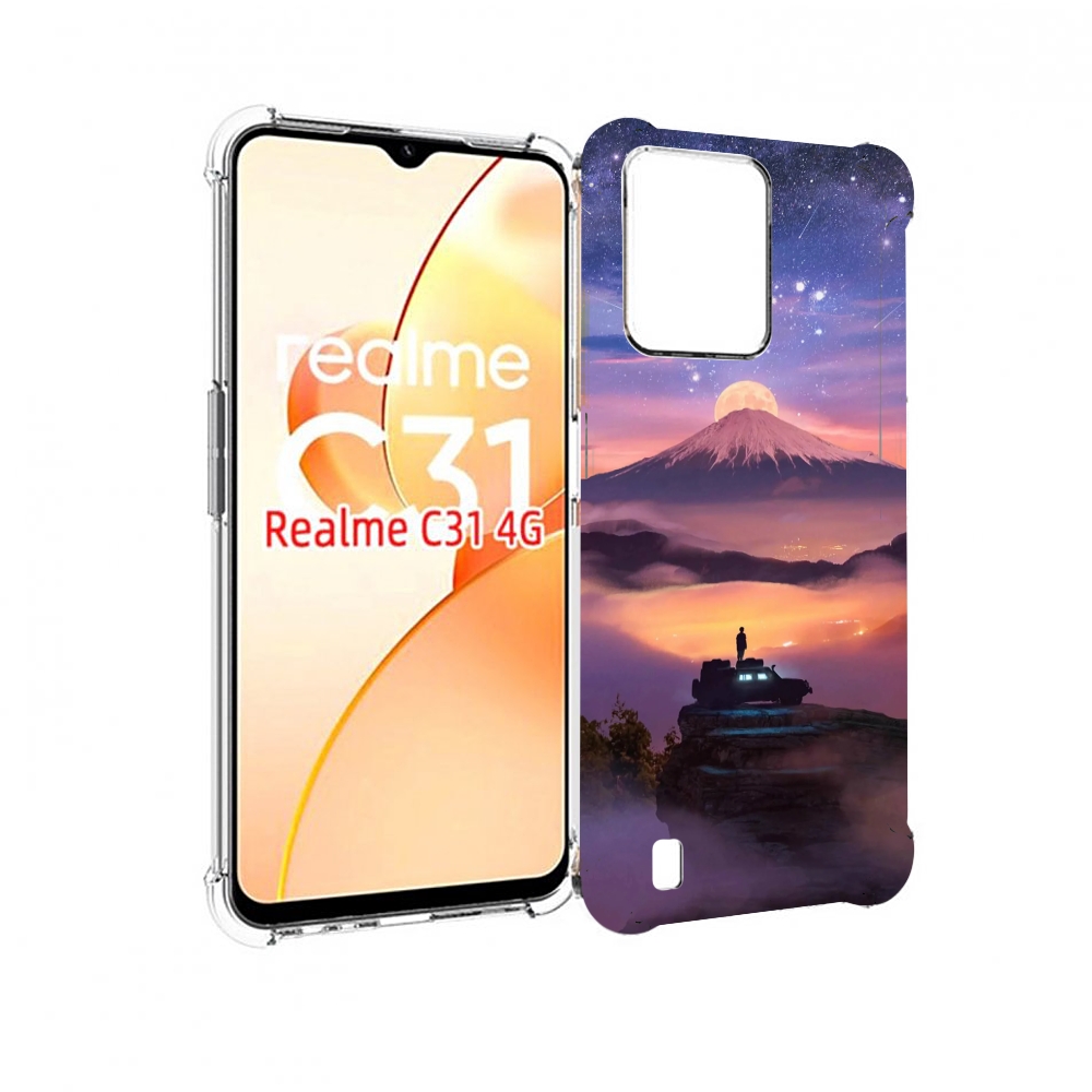 

Чехол MyPads ночь-в-горах для OPPO Realme C31, Прозрачный, Tocco