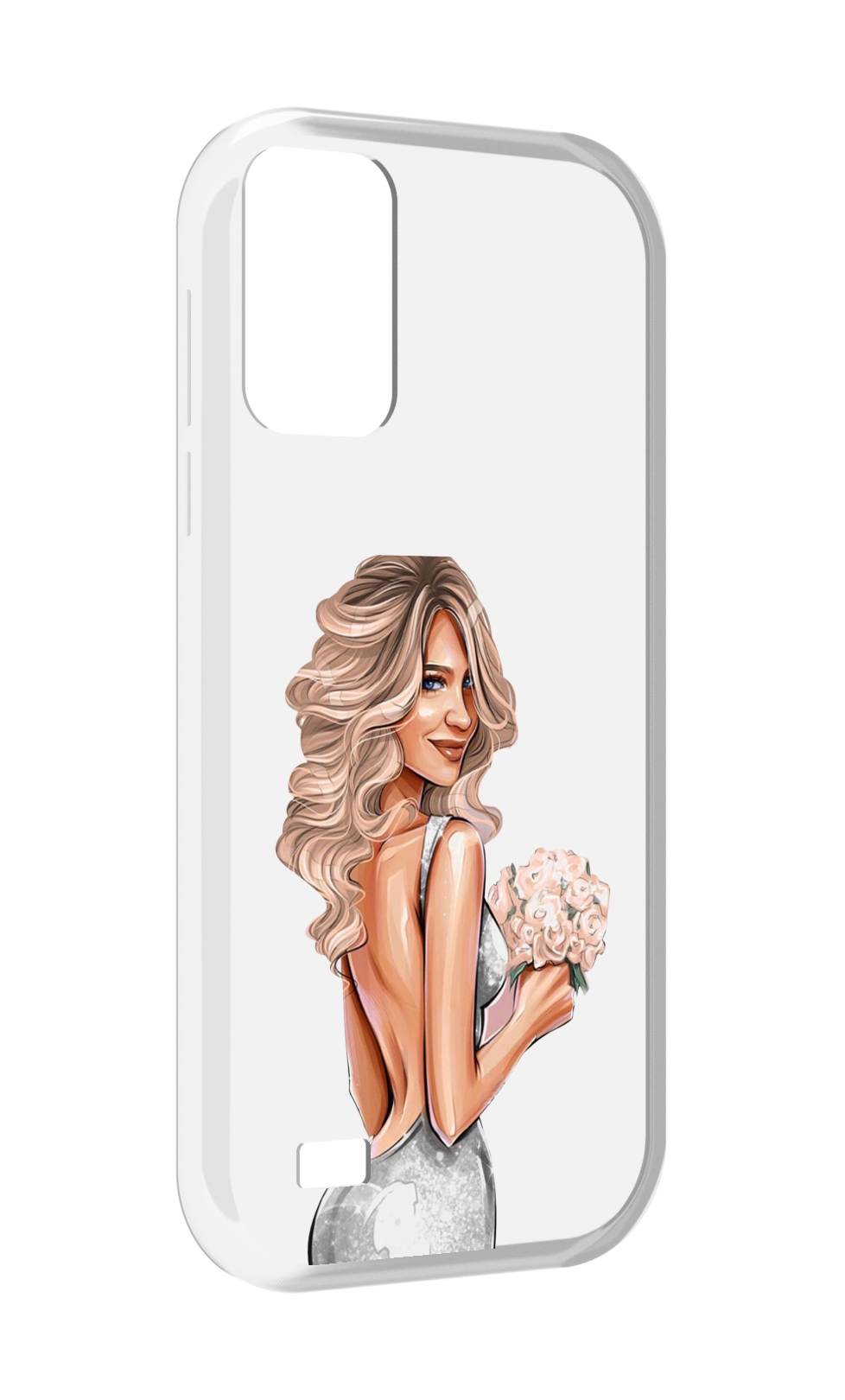 

Чехол MyPads Роскошное-платье женский для Oukitel C31, Прозрачный, Tocco