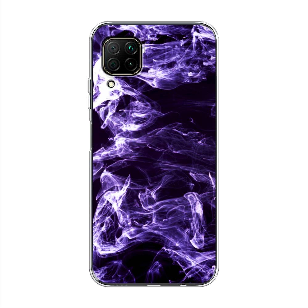 

Чехол на Huawei Nova 7i "Фиолетовый дым", Фиолетовый;белый;черный, 611850-3