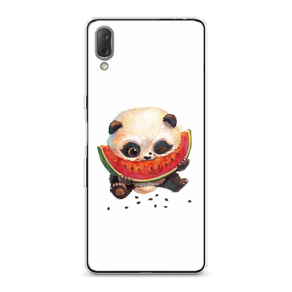 

Чехол Awog на Sony Xperia L3 "Малыш панды с арбузом", Разноцветный, 54450-1
