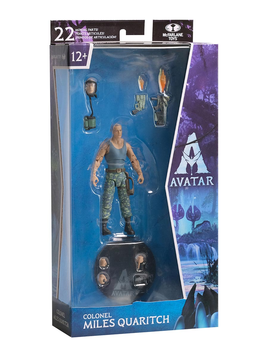 Фигурка Аватар Полковник Майлз Куоритч Avatar movie Colonel Miles Quaritch 11см MF16303