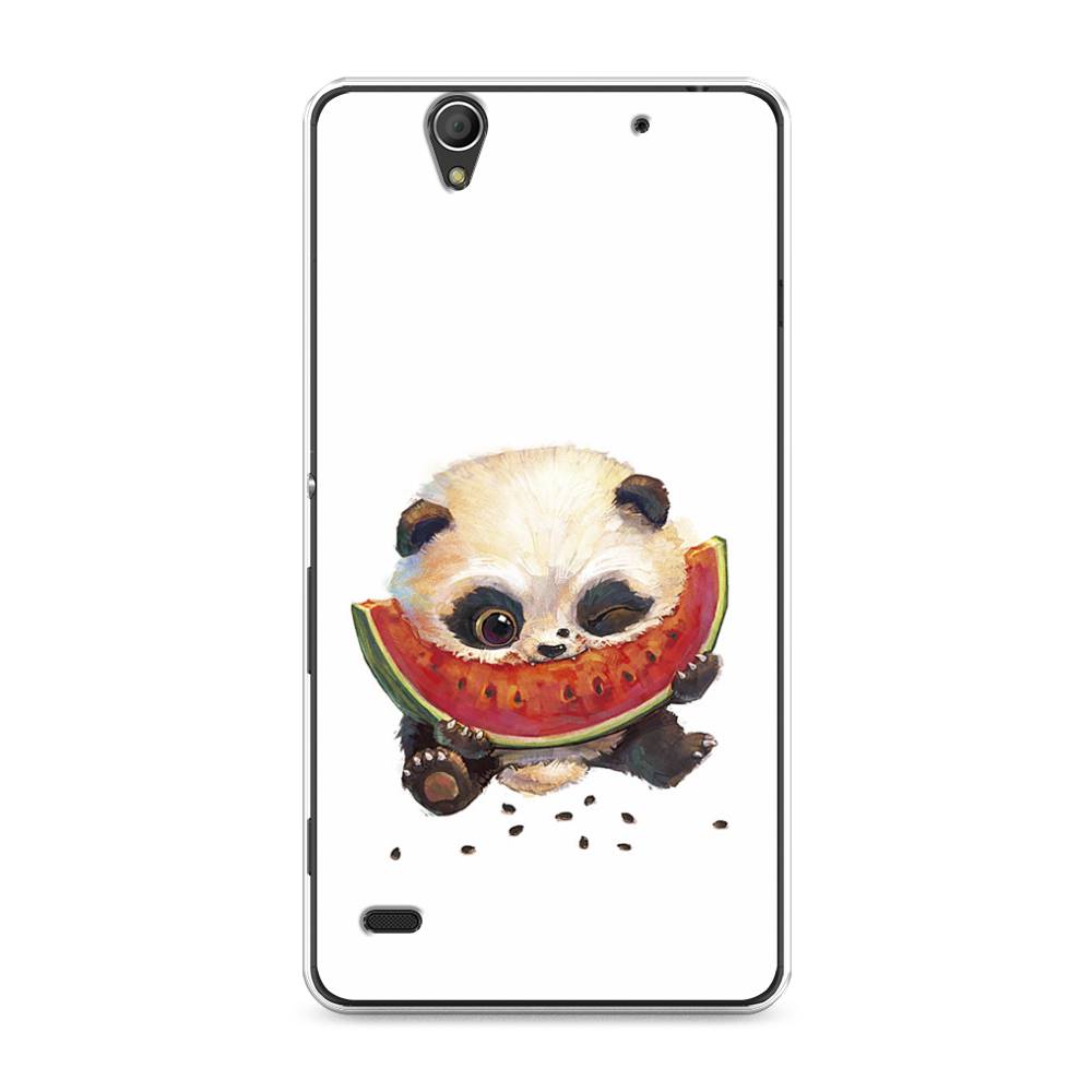 

Чехол Awog на Sony Xperia C4 "Малыш панды с арбузом", Разноцветный, 52650-1