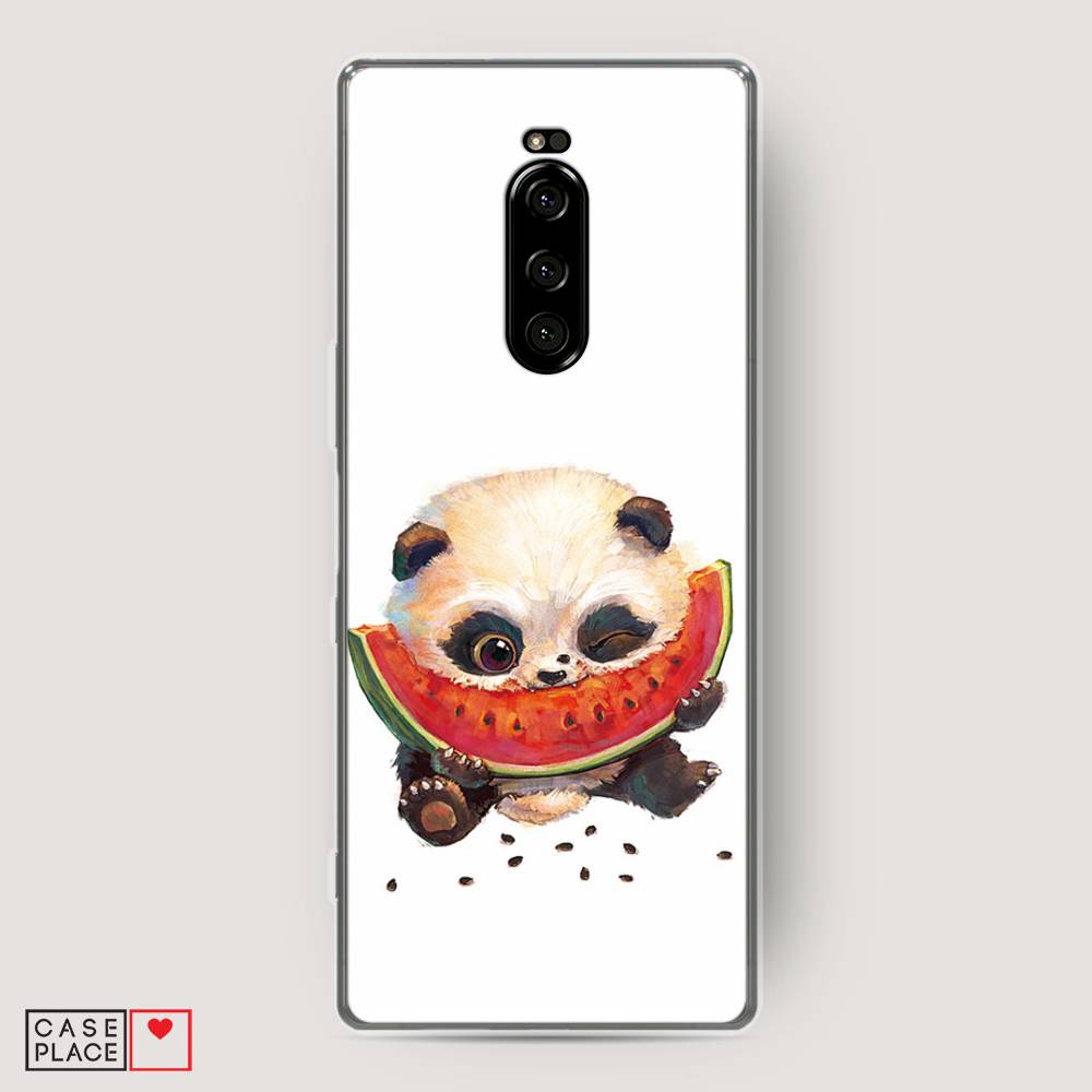 

Чехол Awog на Sony Xperia 1/XZ4 "Малыш панды с арбузом", Разноцветный, 54250-1