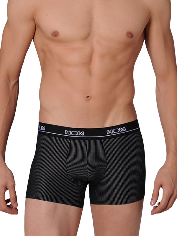 

Трусы мужские Hom 01753cK9 черные L, Черный, 01753cK9