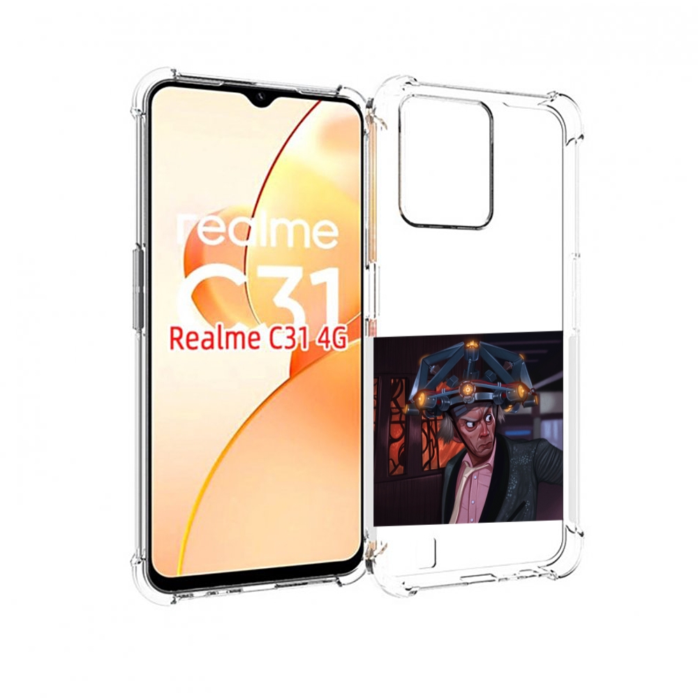 

Чехол MyPads назад-в-будущее для OPPO Realme C31, Прозрачный, Tocco
