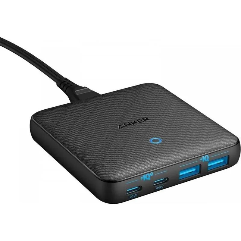 Anker PowerPort Atom III Slim A2046 (USB-C, USB-A), чёрный 100043292134