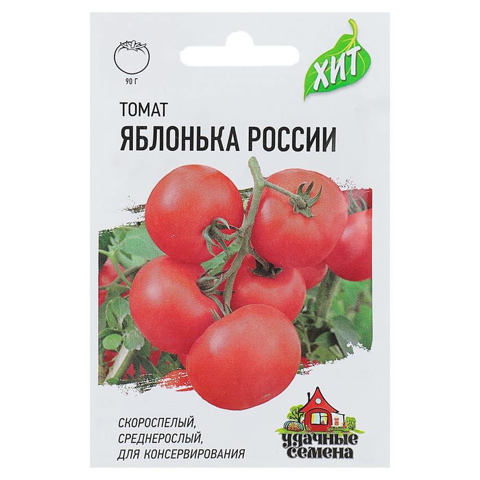 

Семена Томат "Яблонька России", скороспелый, 0,1 г серия ХИТ х3