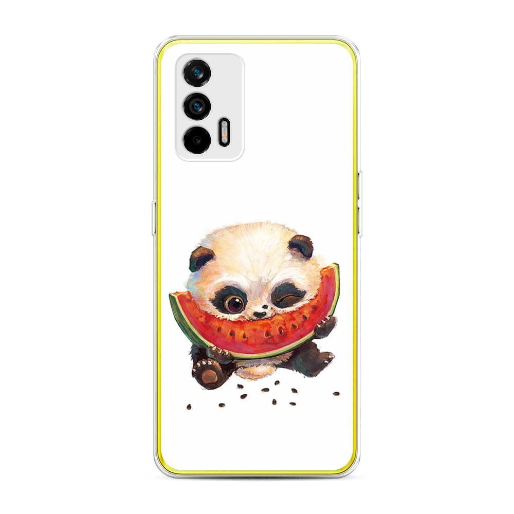 

Чехол Awog на Realme Q3 Pro "Малыш панды с арбузом", Разноцветный, 256550-1